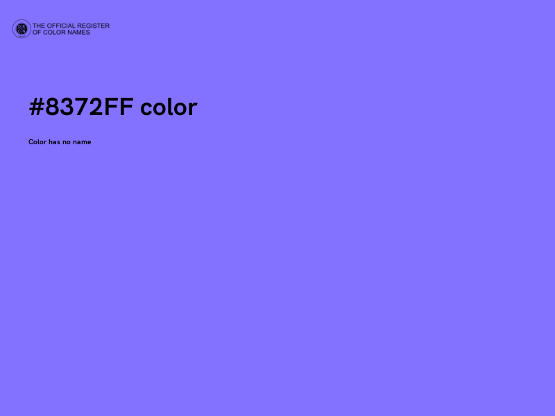 #8372FF color image