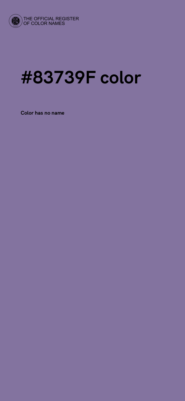 #83739F color image