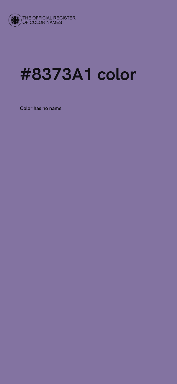 #8373A1 color image
