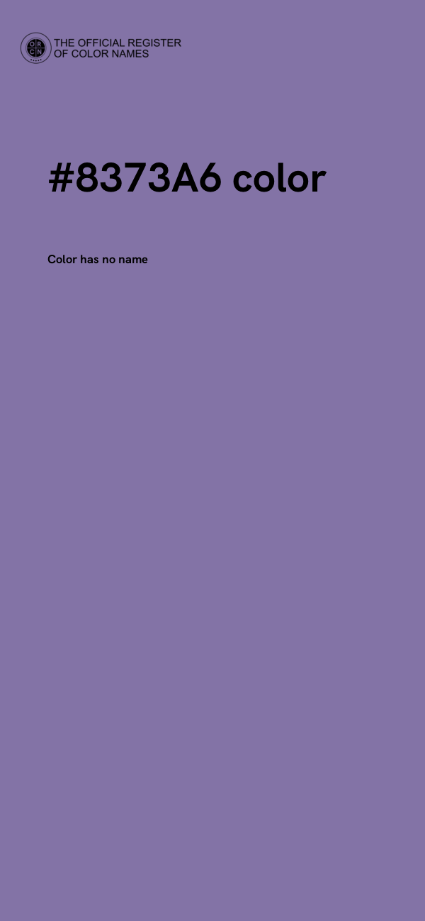 #8373A6 color image