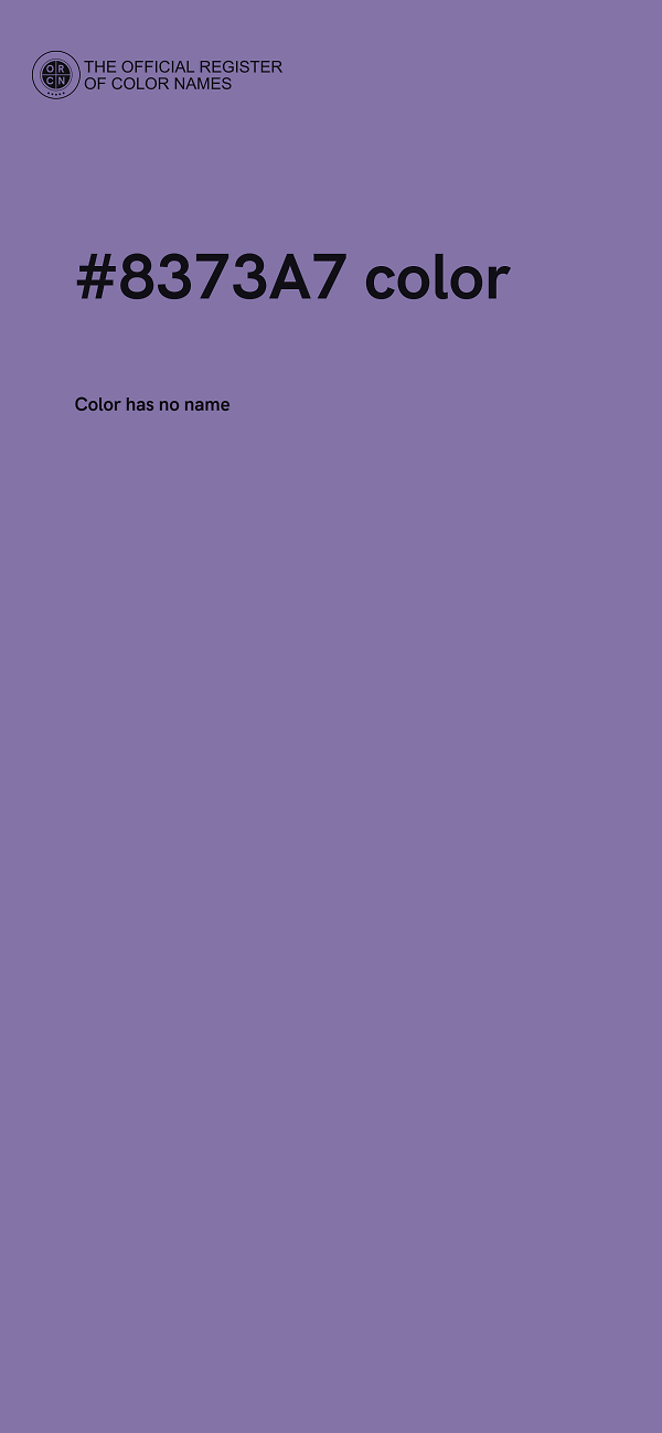 #8373A7 color image