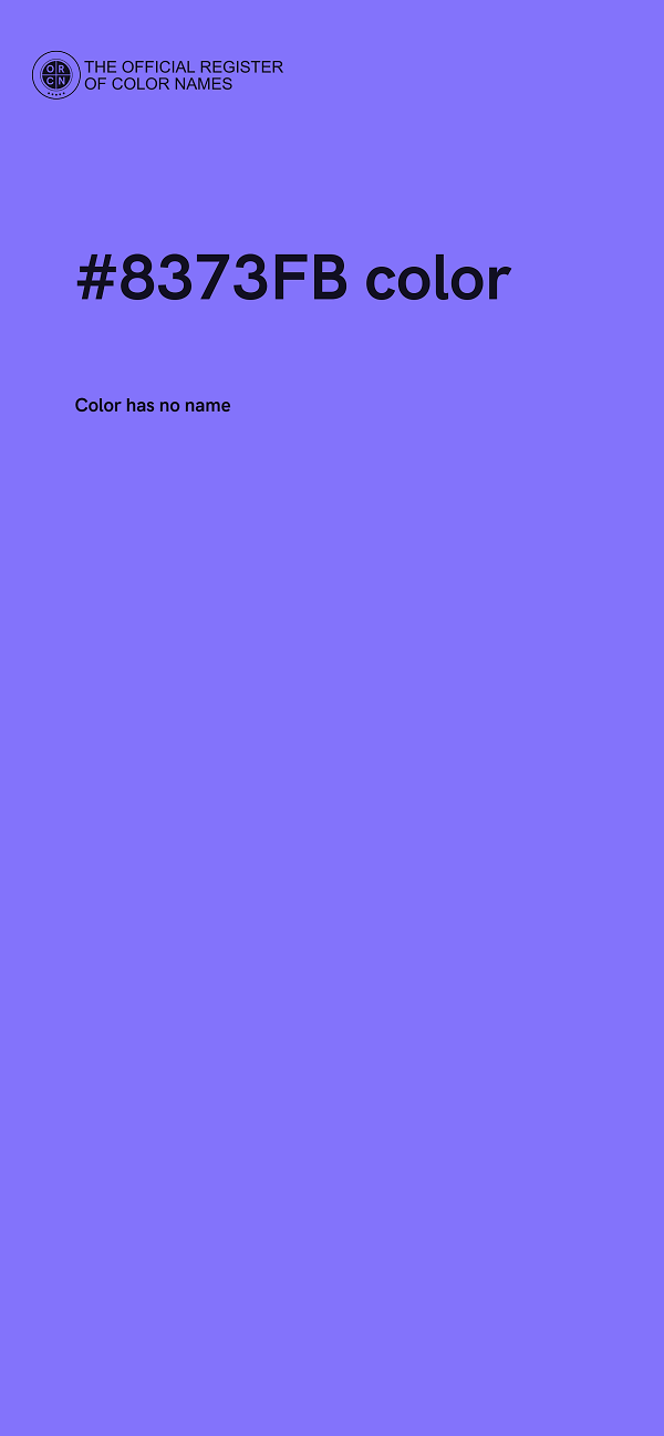 #8373FB color image