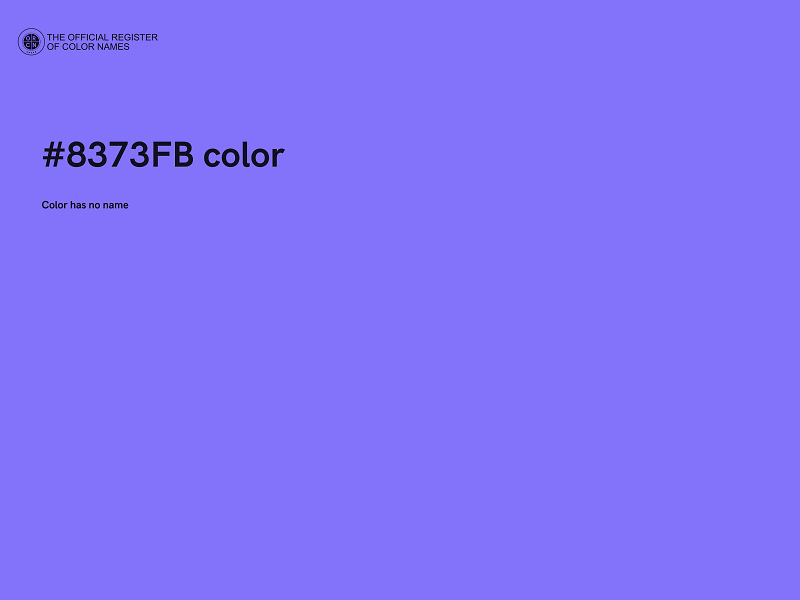 #8373FB color image
