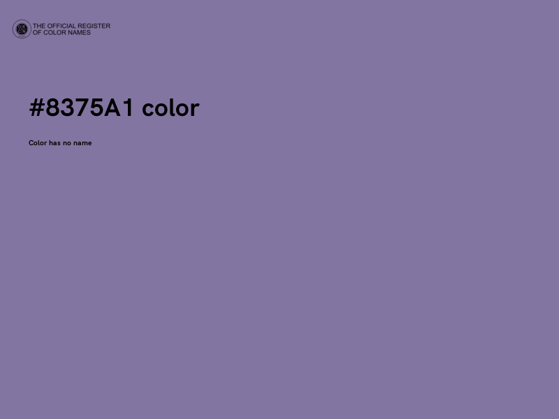 #8375A1 color image