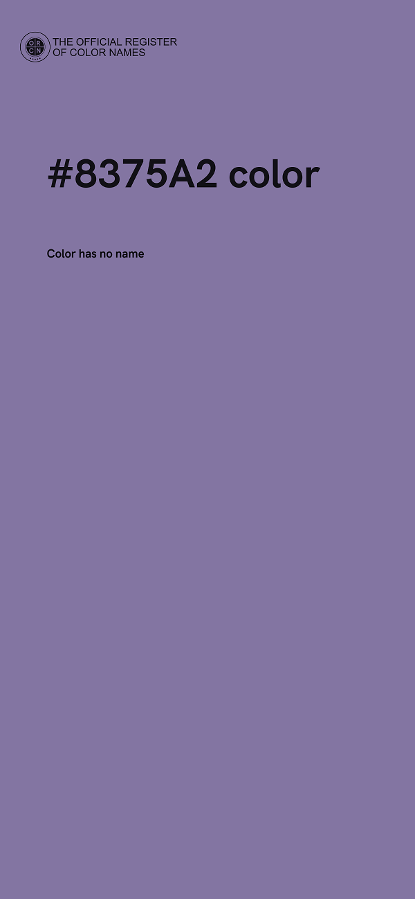 #8375A2 color image