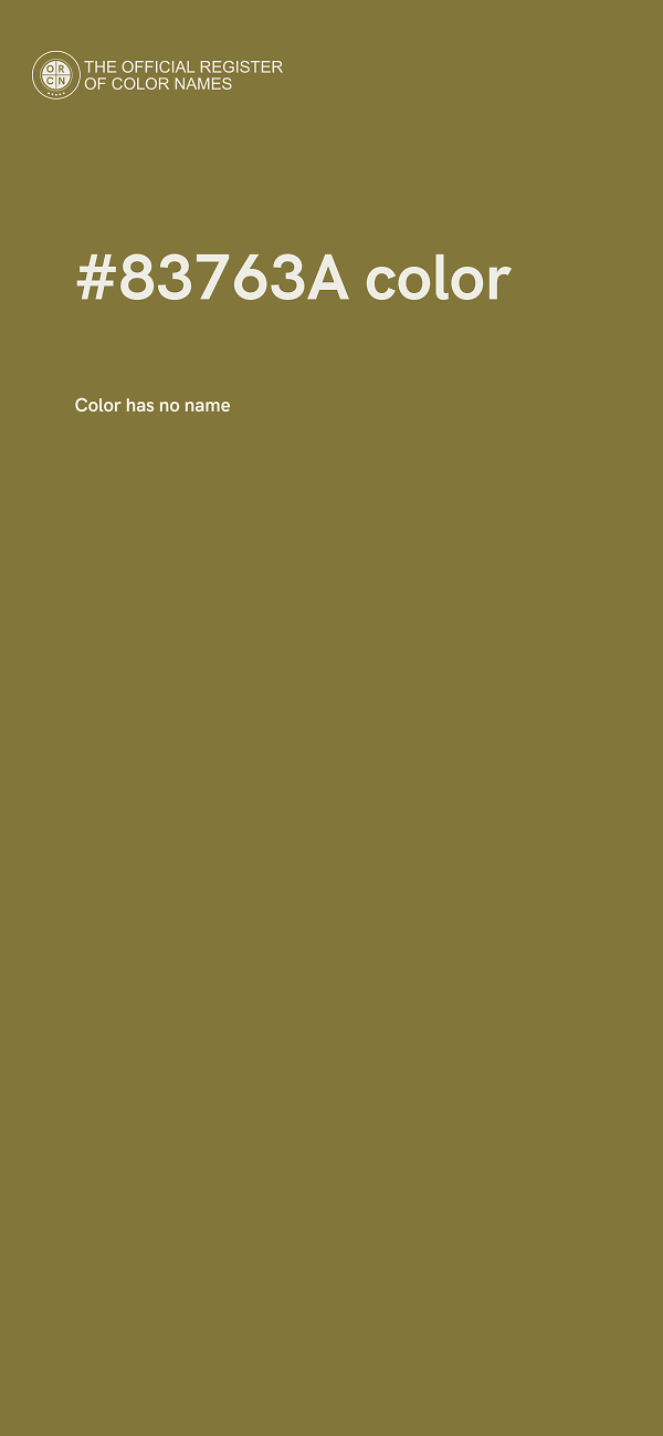 #83763A color image