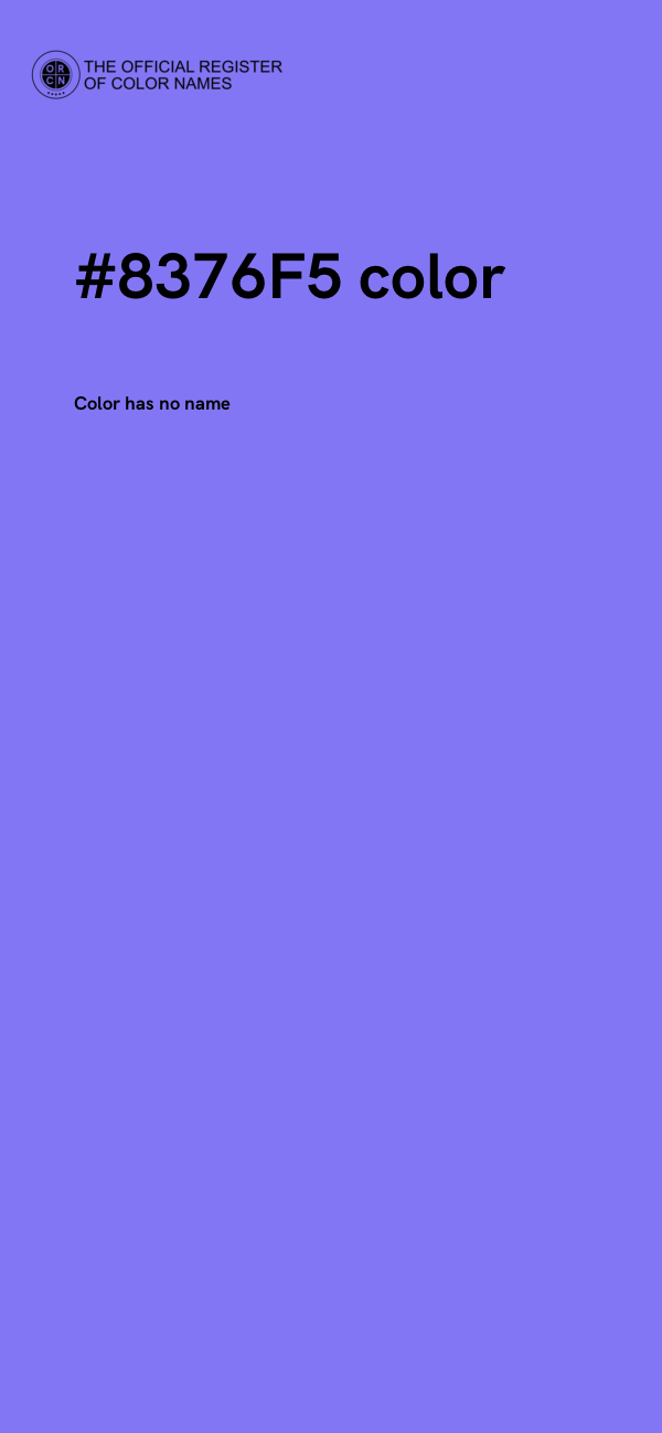 #8376F5 color image