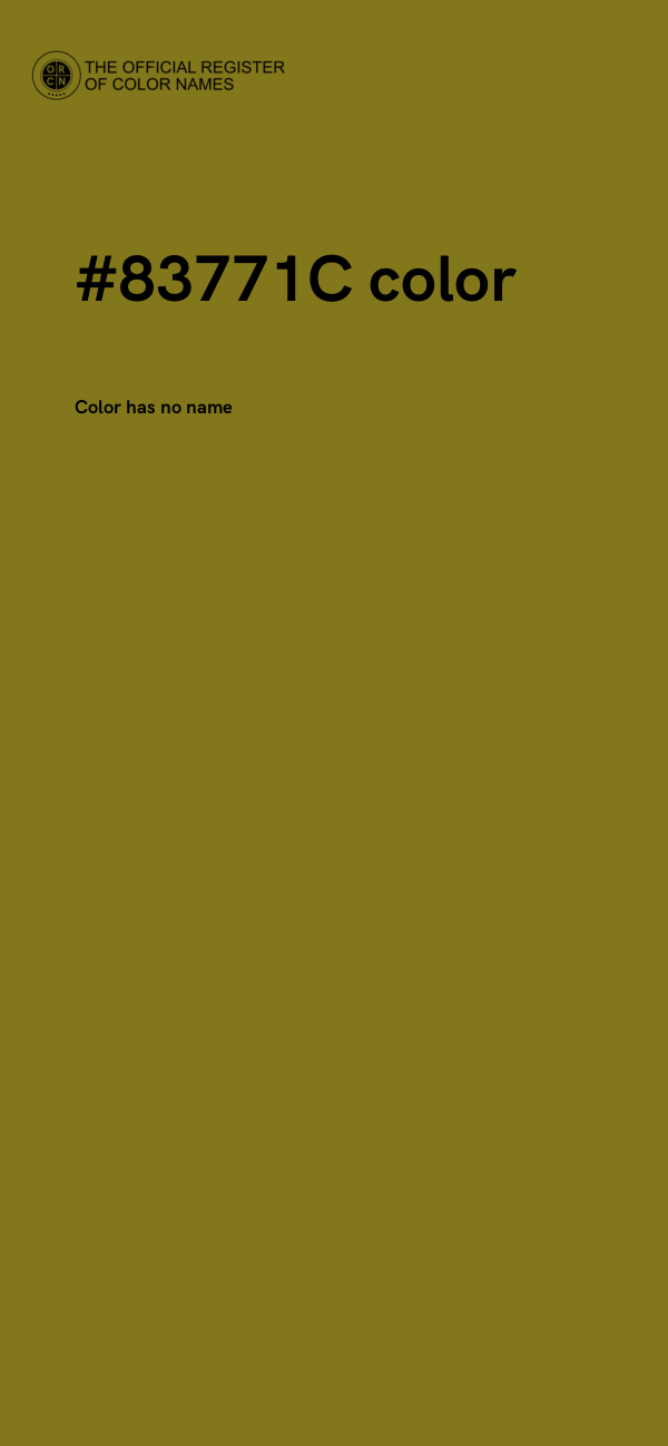 #83771C color image