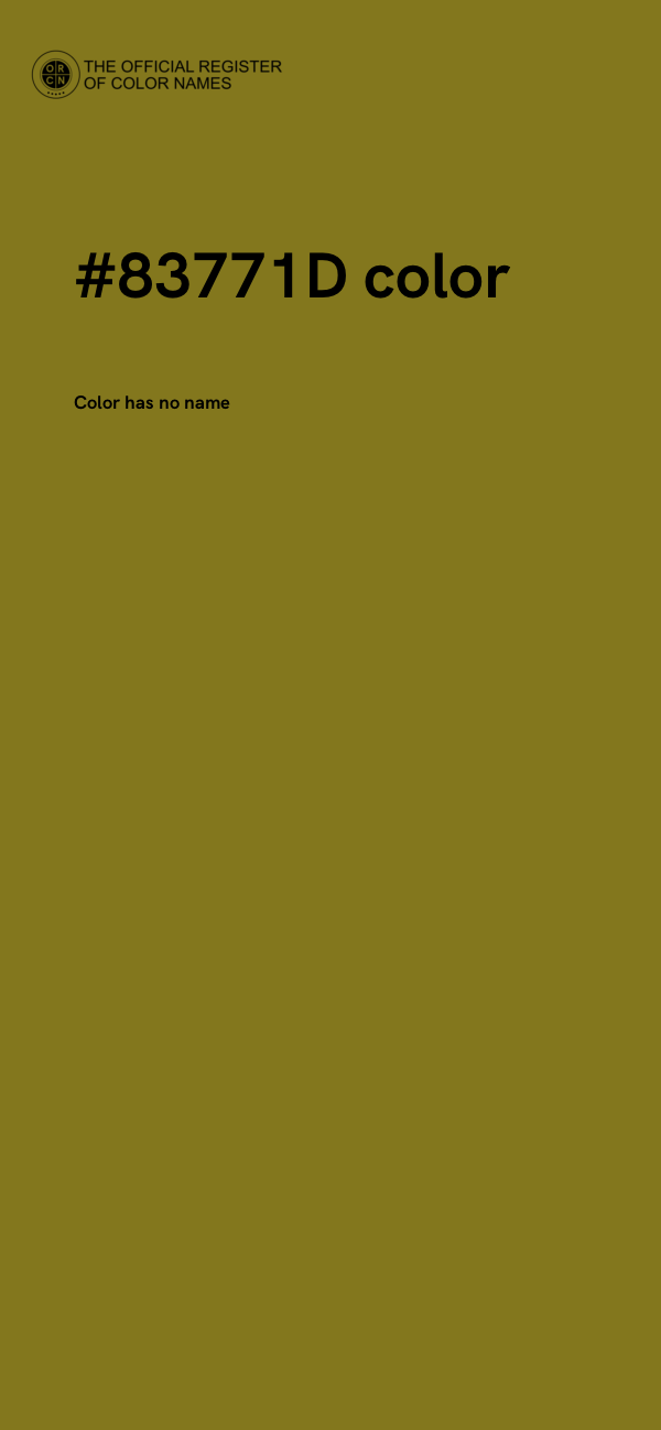 #83771D color image