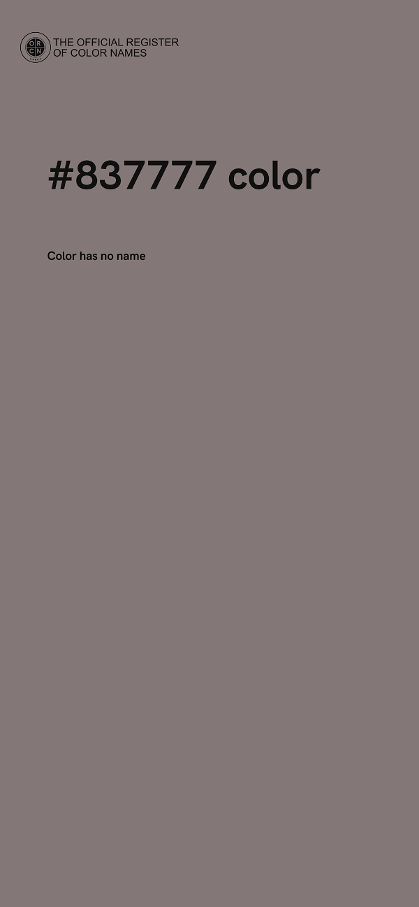 #837777 color image