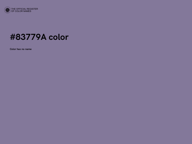 #83779A color image