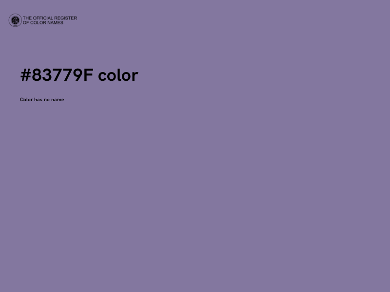 #83779F color image