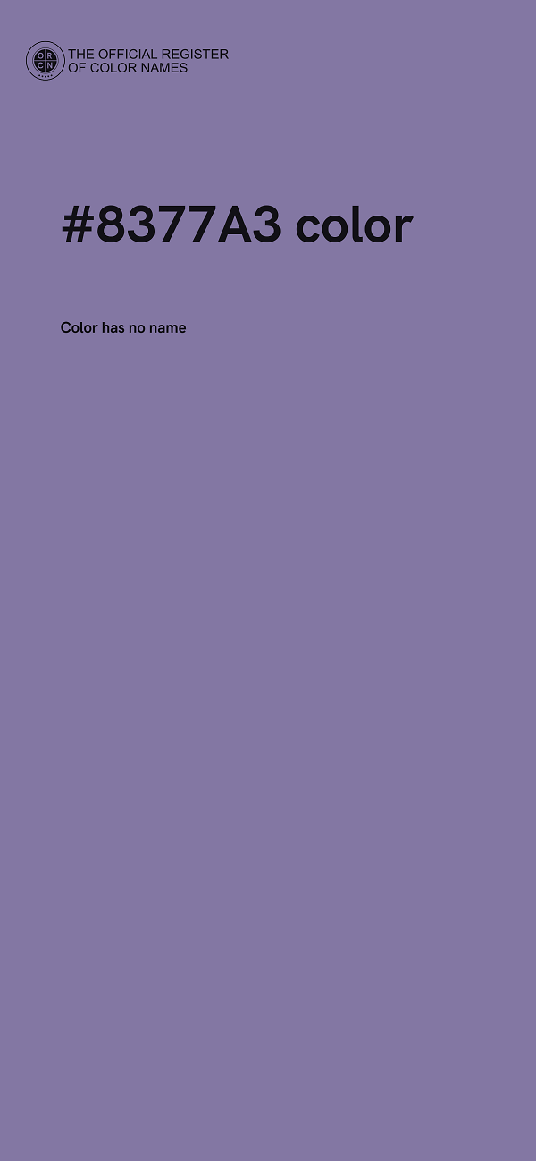 #8377A3 color image