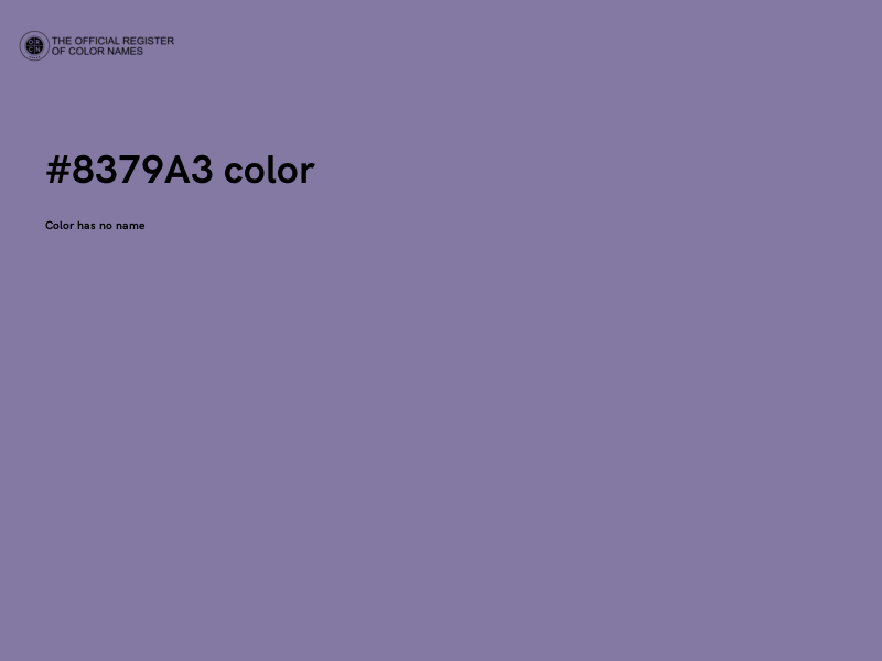 #8379A3 color image
