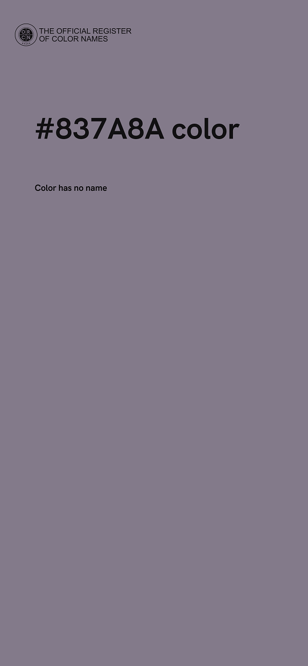 #837A8A color image