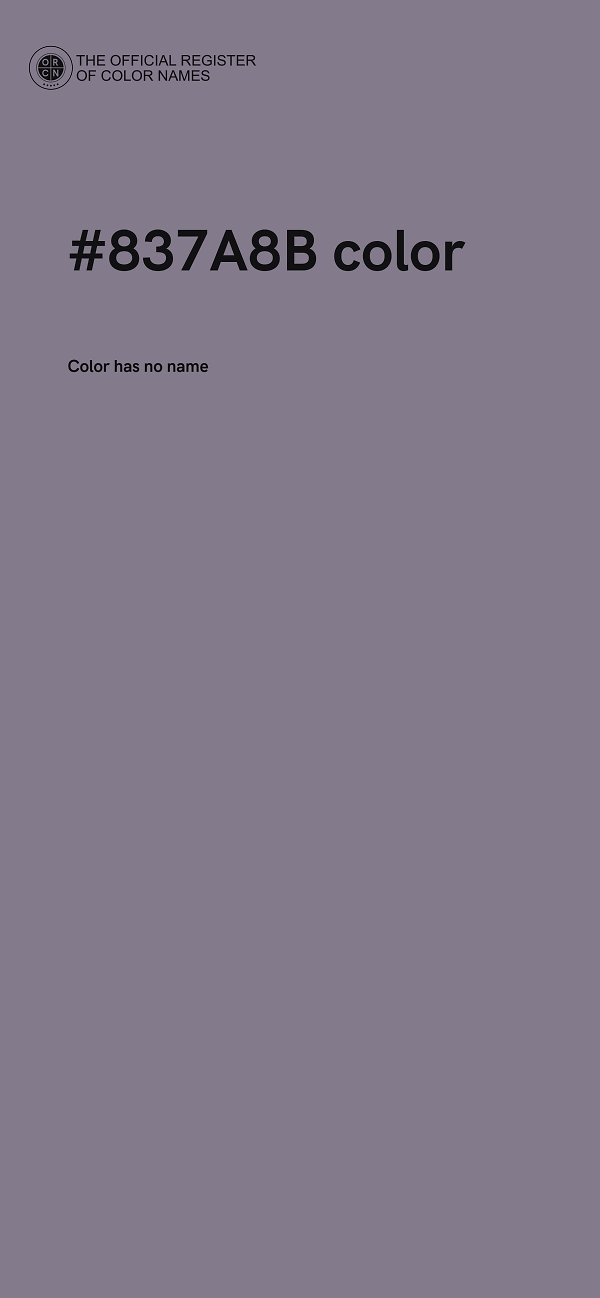 #837A8B color image