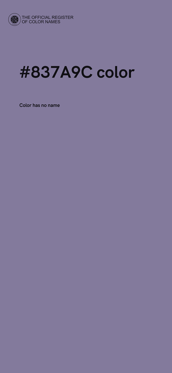 #837A9C color image