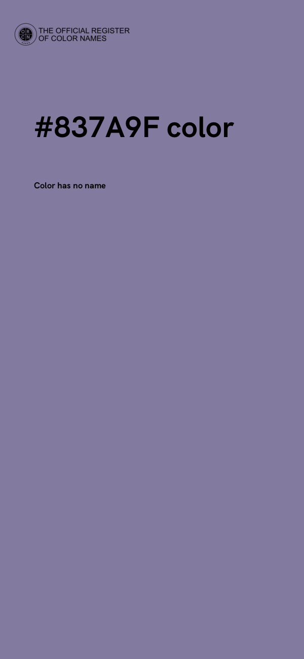 #837A9F color image