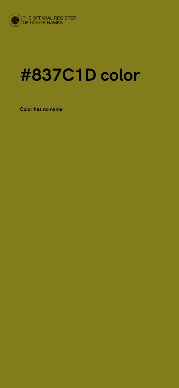 #837C1D color image