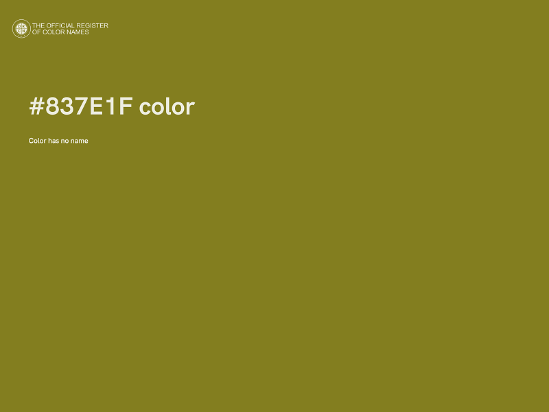 #837E1F color image