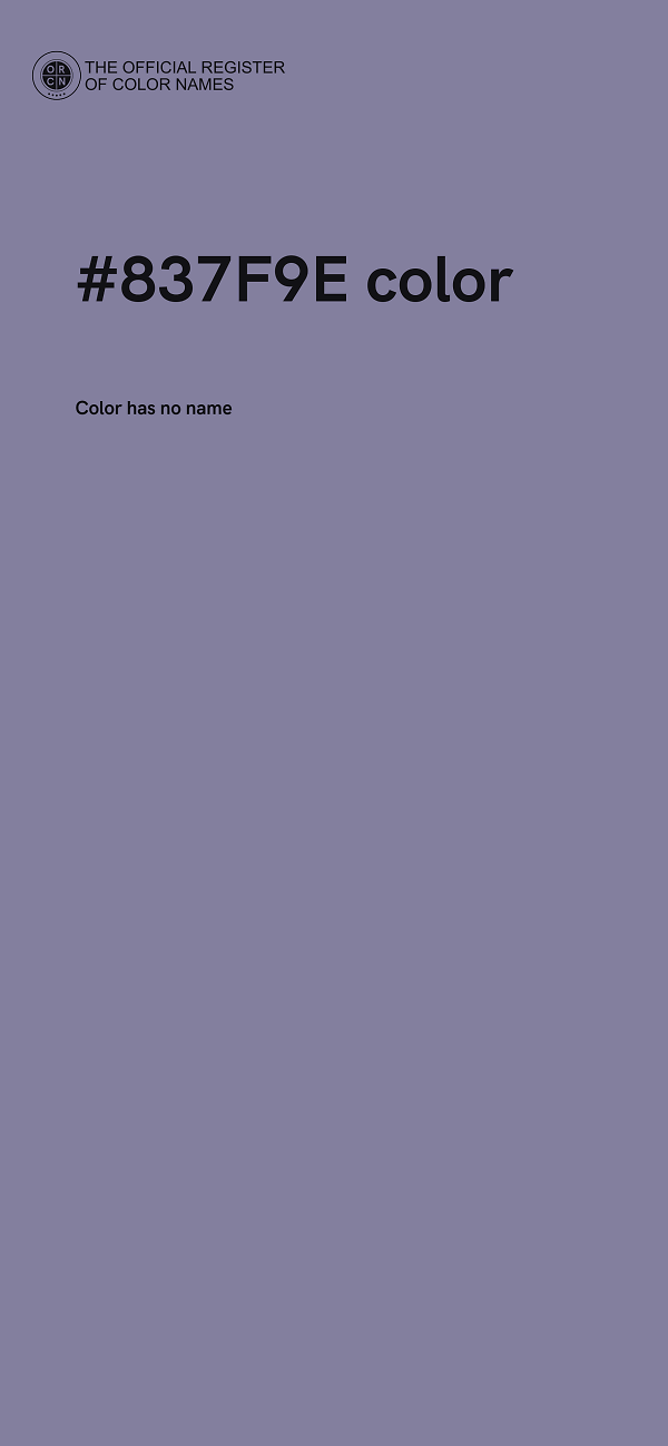 #837F9E color image