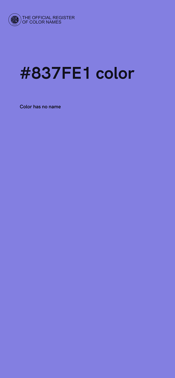 #837FE1 color image