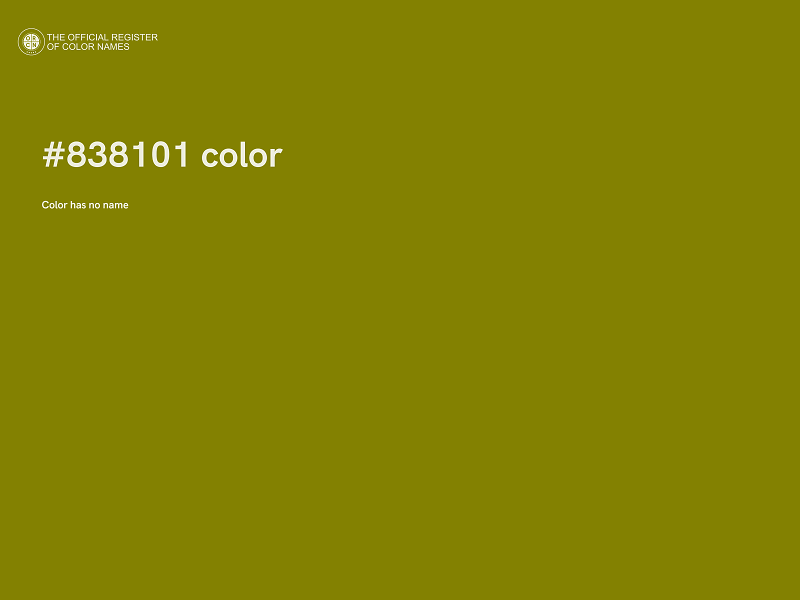 #838101 color image