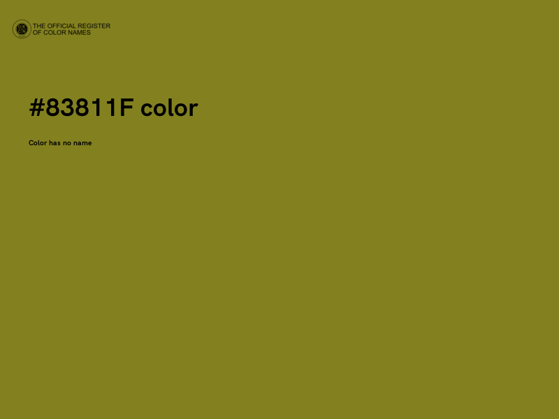 #83811F color image