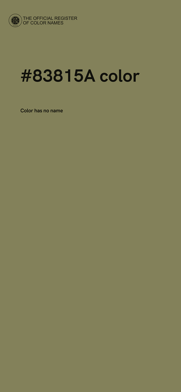 #83815A color image