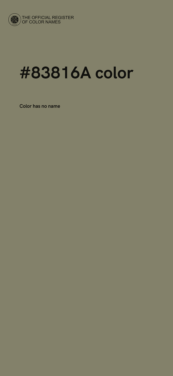 #83816A color image