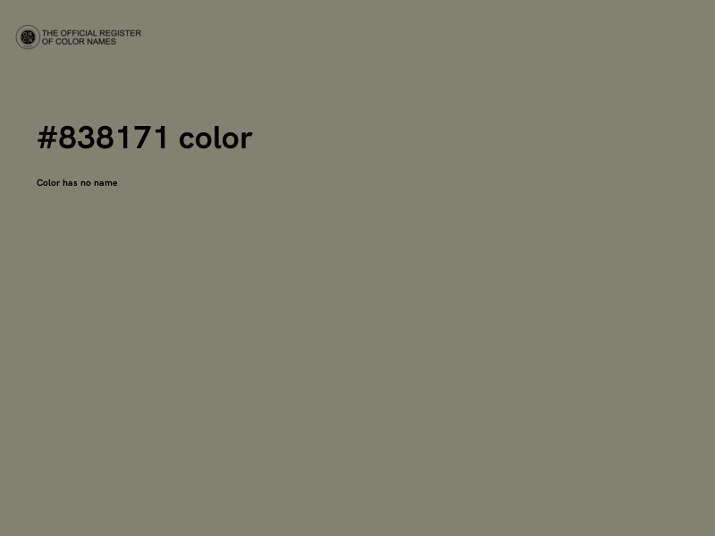 #838171 color image