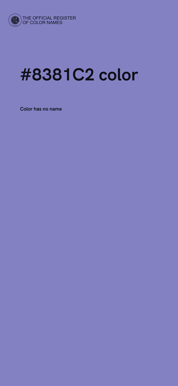 #8381C2 color image