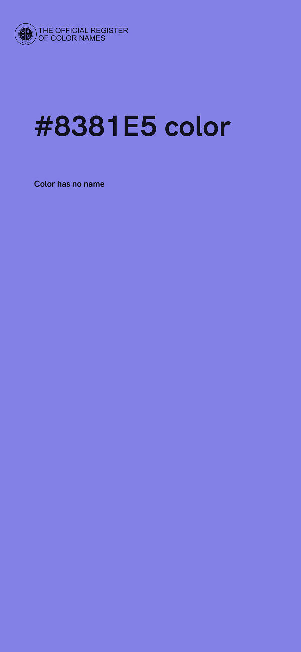 #8381E5 color image
