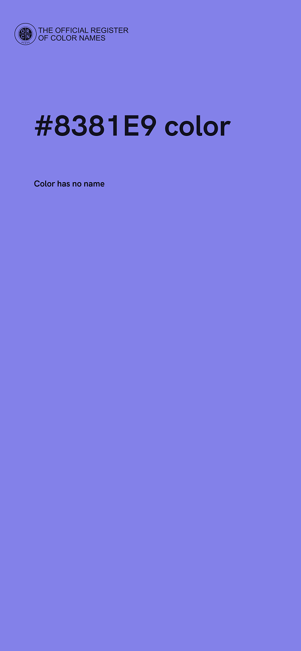 #8381E9 color image