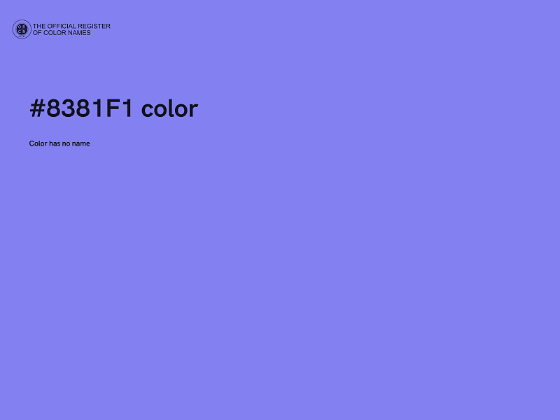 #8381F1 color image