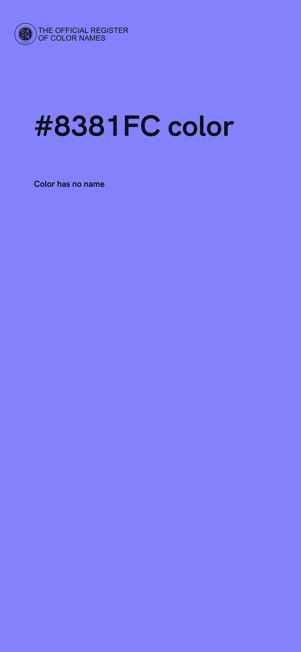 #8381FC color image