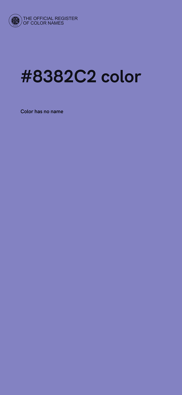 #8382C2 color image