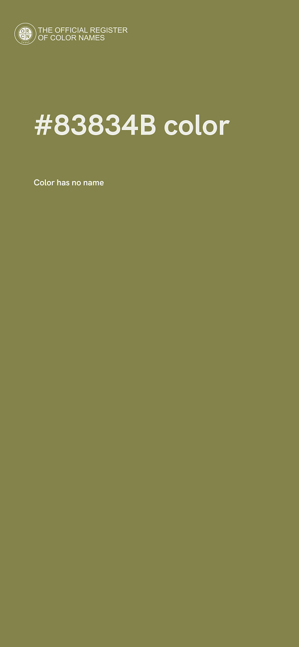 #83834B color image