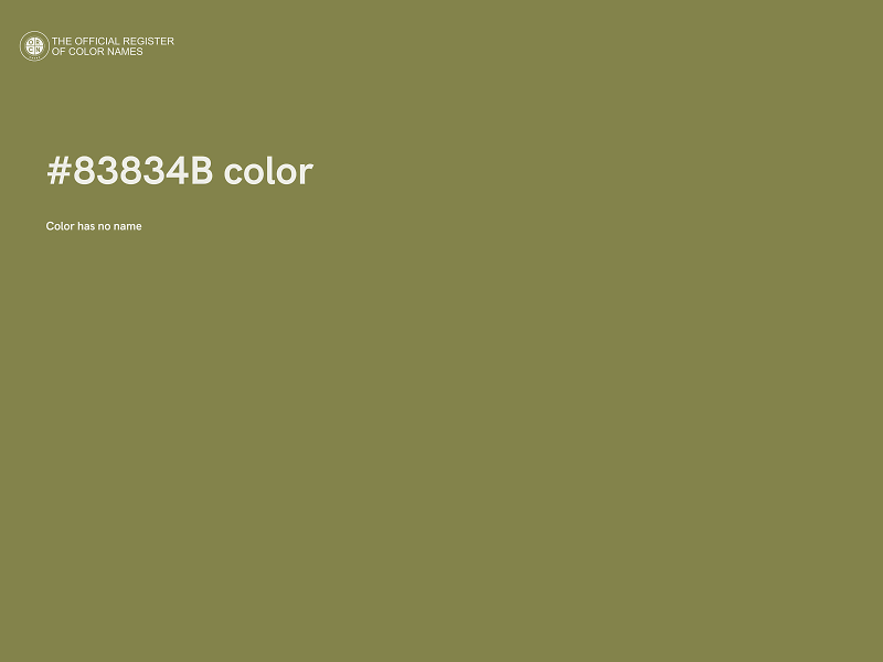 #83834B color image