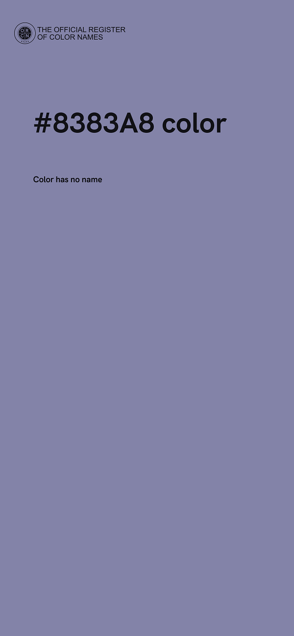 #8383A8 color image