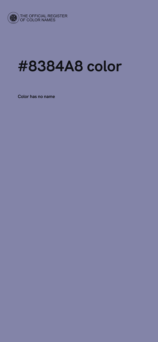 #8384A8 color image