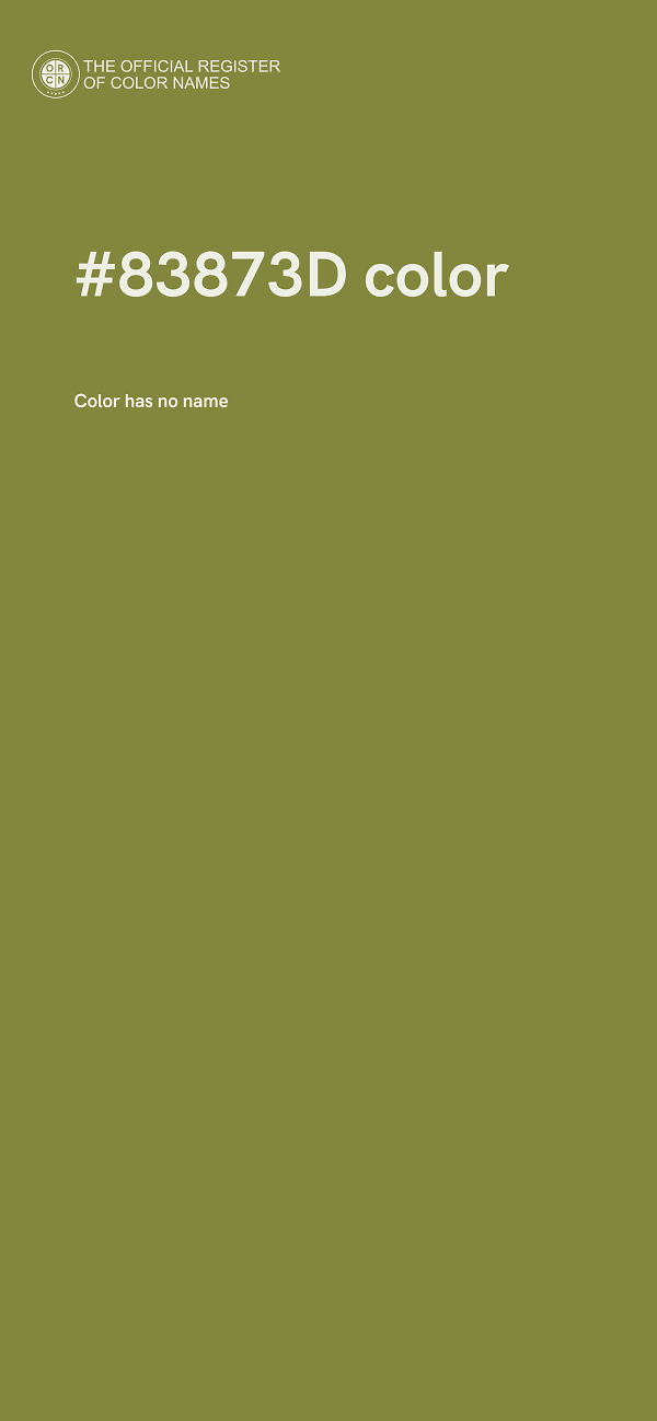 #83873D color image