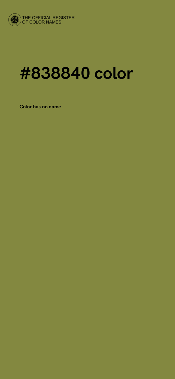 #838840 color image