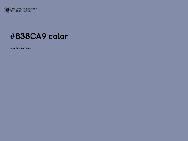 #838CA9 color image