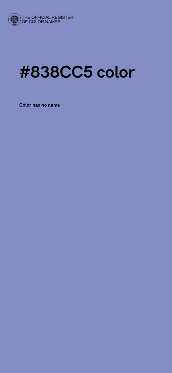 #838CC5 color image