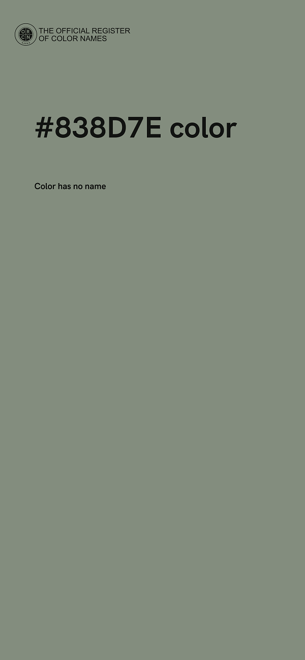 #838D7E color image