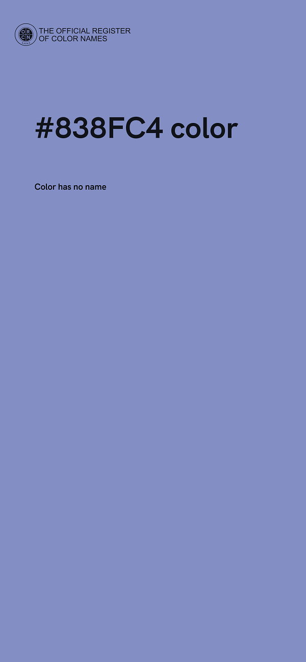 #838FC4 color image