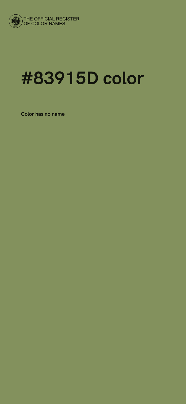 #83915D color image