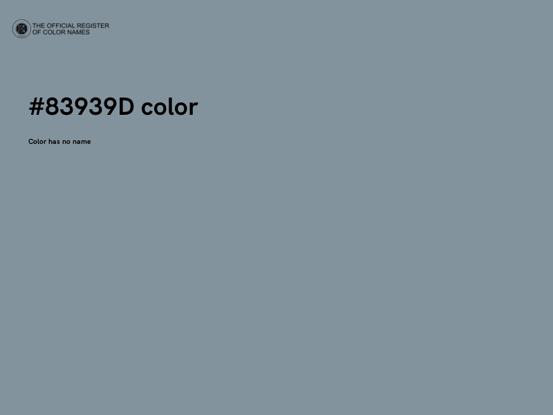 #83939D color image