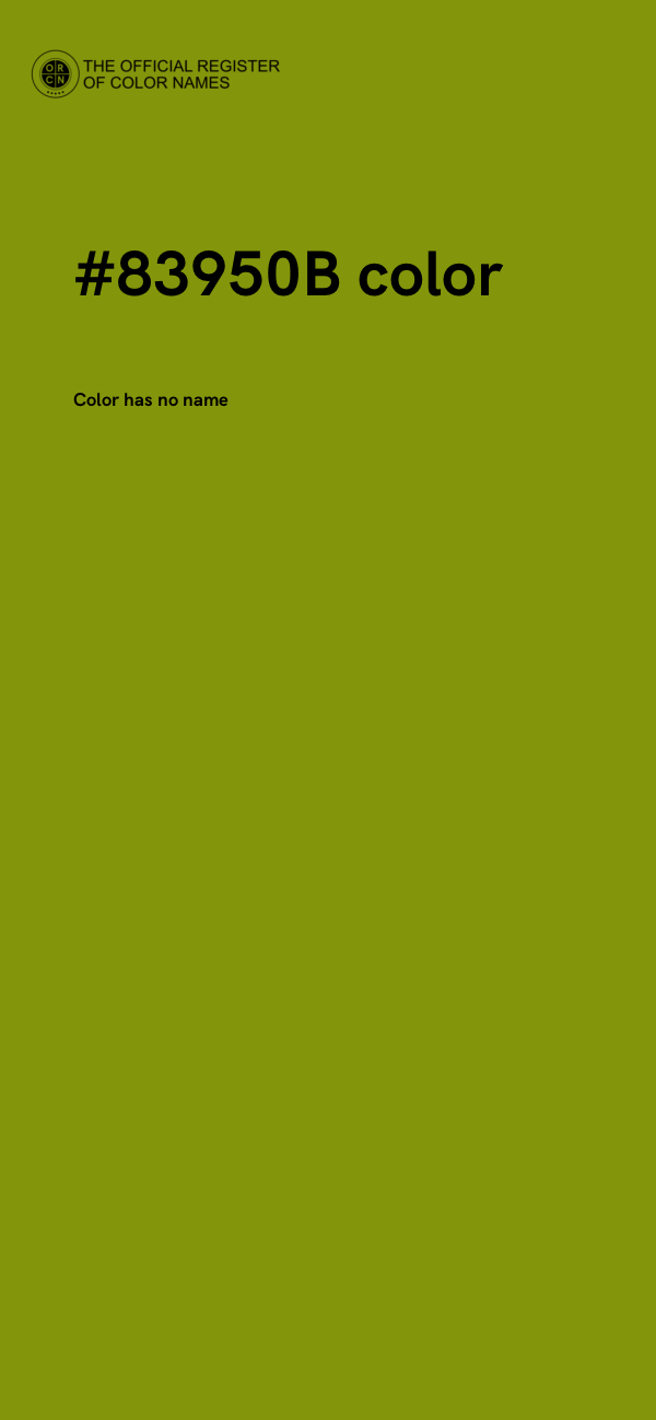 #83950B color image